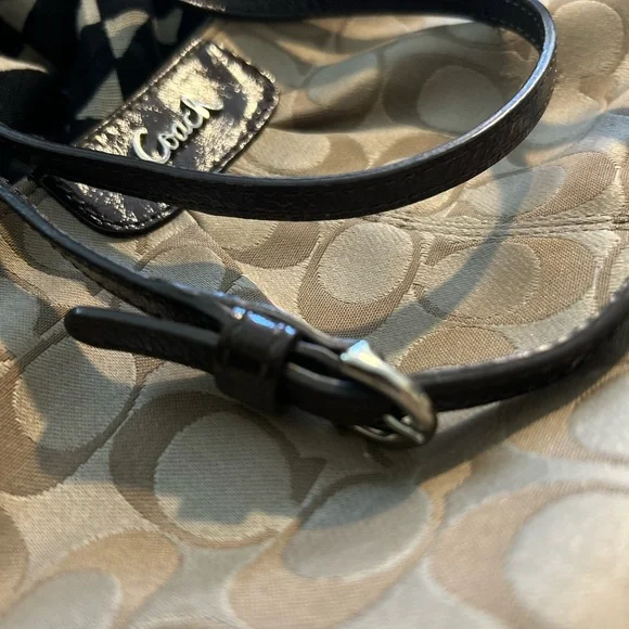 Coach Brown and Tan Crossbody Bag - Picture 9 of 9